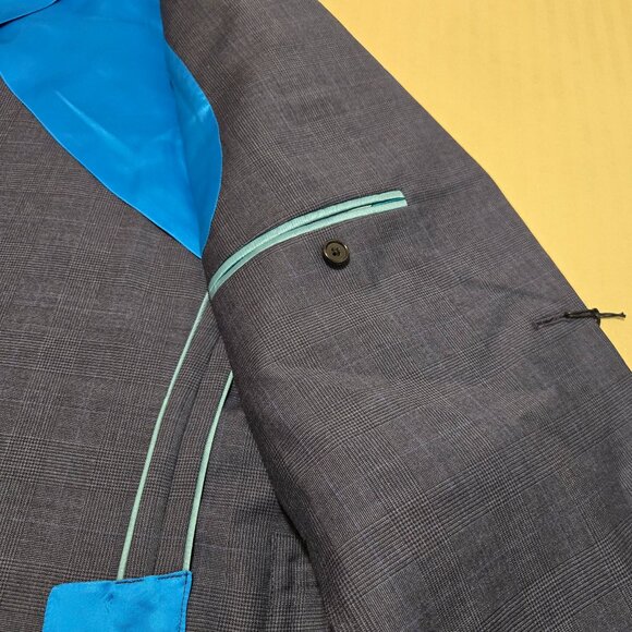 Paul Smith Italian Made 2 Button Single-Breasted Gents Pinstripe Suit - Picture 10 of 16